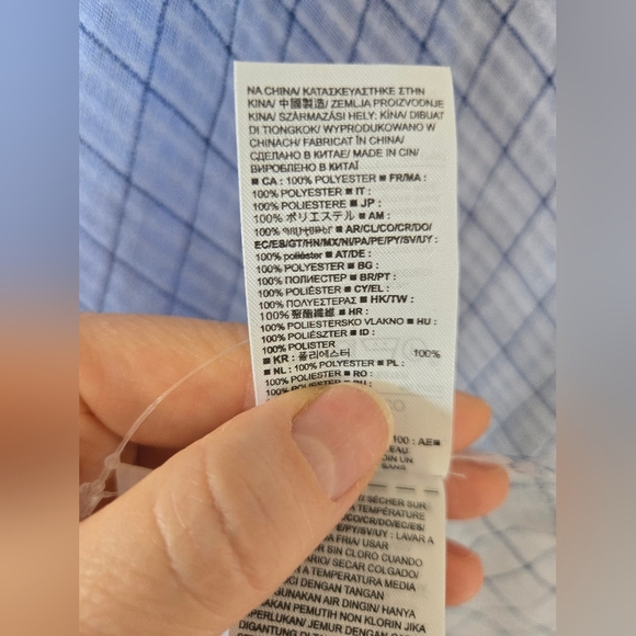 GAP | Blue and White Scarf | Size 188 x 70 cm - Picture 5 of 6